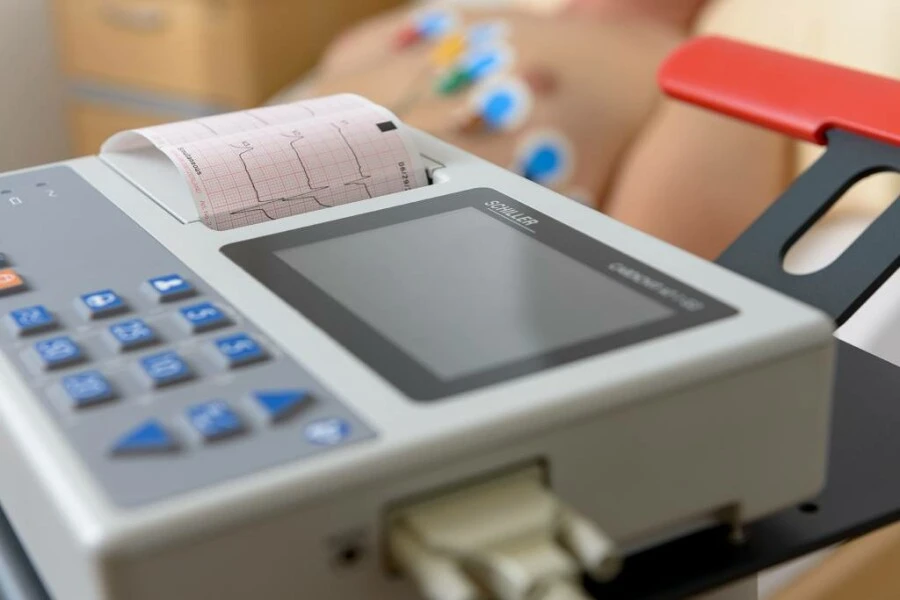 Electrocardiografo, ECG, Schiller, Electro, FT-1, Tecnobiomedica, Tijuana  